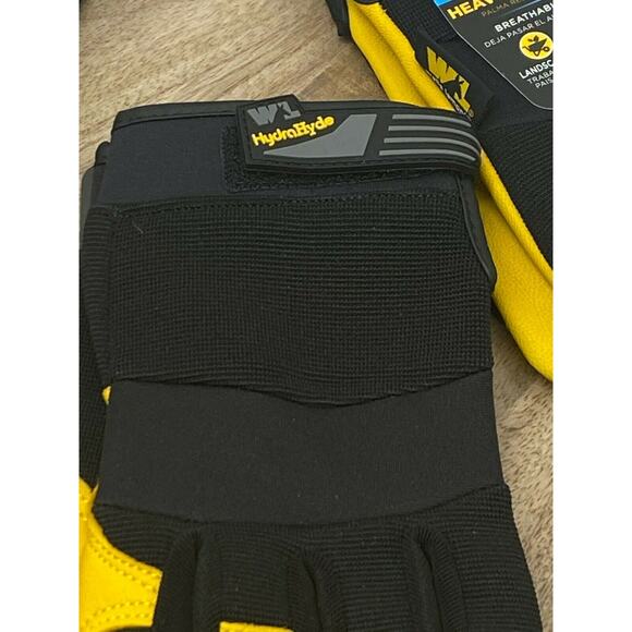 3 Pack MEDIUM MED Wells Lamont Heavy Duty Water Resistant Leather Work Gloves M - Picture 4 of 8